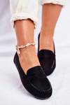 Women’s Loafers Material Black Panay