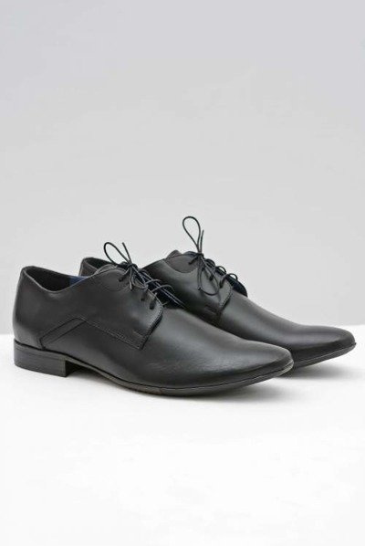 Men's Bednarek Elegant Leather Semi Shoes Black Edmondo