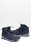 Trekking Women's Navy Blue Warmed Boots with Sheep Faux Sheep
