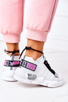 Women's Sports Shoes Sneakers White Bubble Tea