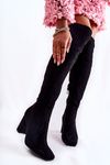 Classic Suede Boots Black Kastia