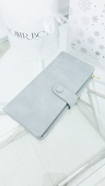 Large Women's Gray Wallet
