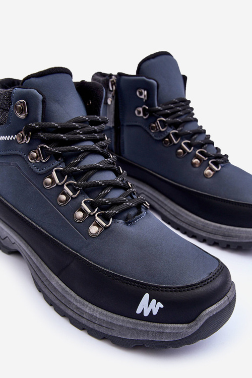 Buty Trekkingowe Męskie Ocieplane Granatowe Westtide HB34