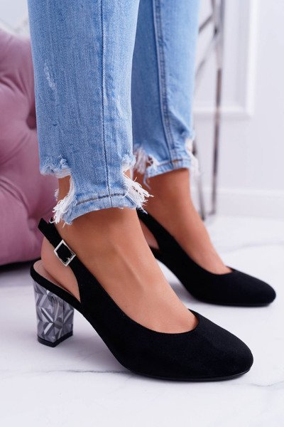 Sergio Leone Women's Galanter Stiletto pumps SK788 Black Lati