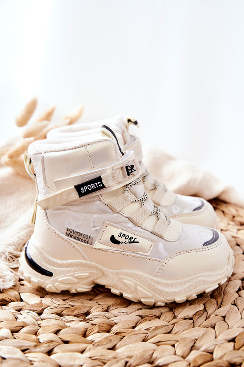 Insulated Snow Boots Light Beige Erila