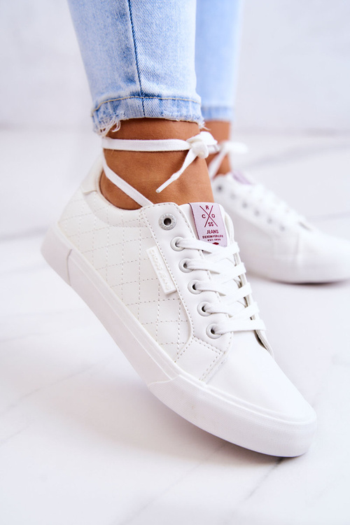 Women's Leather Sneakers Cross Jeans JJ2R4043C White
