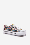 Patterned Women's Sneakers On Platform Lee Cooper LCW-25-31-3441L Multicolor
