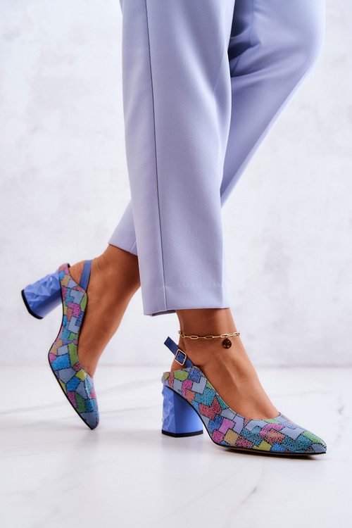 Leather Pumps On A Bar Maciejka 05427-06 Multicolor