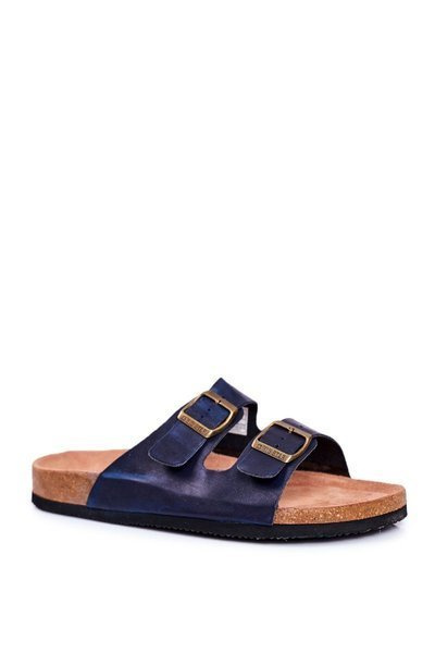 Classic Men's Slides With Buckles Big Star Dark Navy Blue DD174604