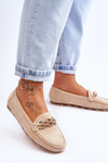Women's Suede Loafers Beige Sorento