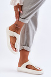 Women's Foam Flip Flops White Apolla
