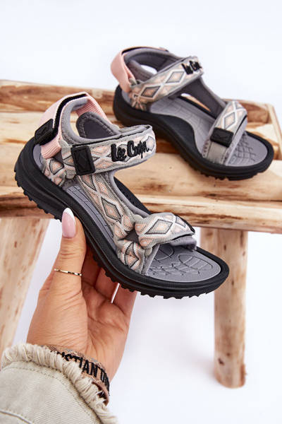 Children's Sandals Lee Cooper LCW-23-34-1681 Grey-Pink