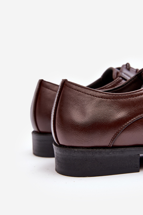 Men's Leather Half-Boots Dark Brown Harene