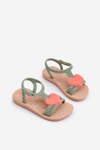 Children's Sandals with Heart 81997 Ipanema My First Baby Green