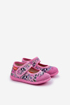 Children's Slippers Milami With Velcro In Pink Pandas Esnia