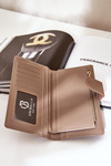 Ladies Wallet Made Of Eco Leather Dark Beige Kalinessa