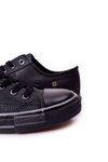 Men's Leather Sneakers Big Star II174002 Black