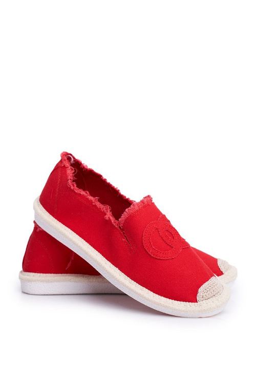 Classic Women's Espadrilles Red Flaure