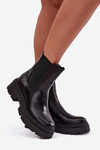 Insulated ankle boots with zipper Black Niviane