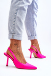 Classic Pointed Heels Neon Pink Whitley