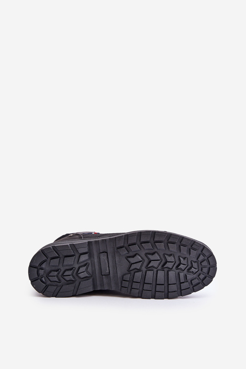 Trapery Męskie Ocieplane Czarne McBraun