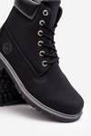 Men's Trapper Lace-up Boots Black Memeni