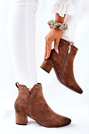 Women's Flat Boots Suede Beige Brinlack