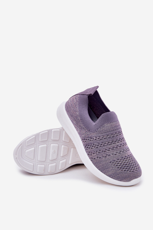Children's Slip-On Sports Shoes Purple Grinala