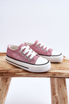 Children's Sneakers Tied Dirty pink Wella