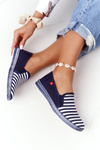 Women's Espadrilles Big Star HH276002 Navy-White