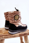 Woolen Insulated Snow boots Gold Lucia