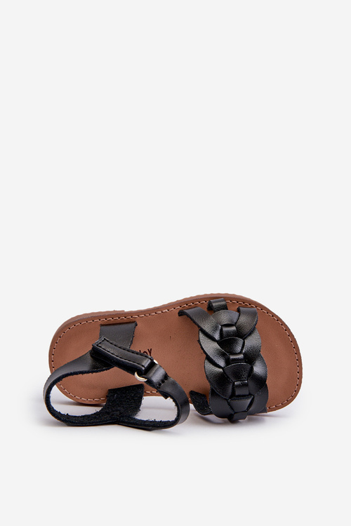Children's Sandals with Velcro Fastening Black Sarniema