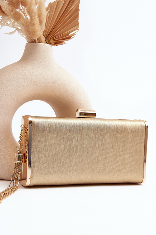 Small Formal Bag with Fringe Chionon Gold