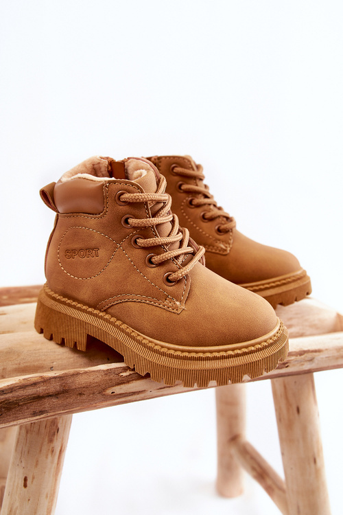 Children's Warm Boots Camel Cheddy