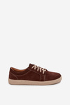 Barefoot Type Sneakers Made of Natural Suede Zazoo 314 Chocolate