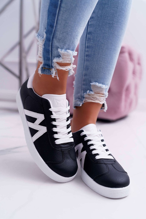 Sportowe Damskie Buty Czarne Sheia