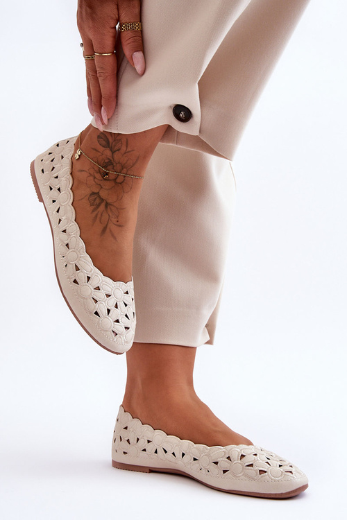 Women's Glittery Lace-Ups Beige Visionary