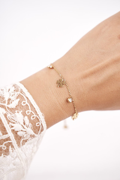 Women's Bracelet Celebrity Gold Clover Jess