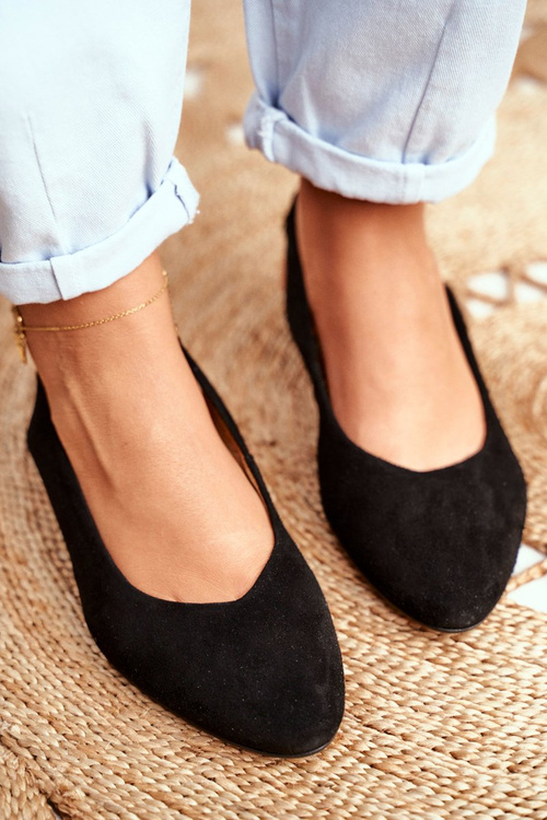 Ballet Shoes Heeled Maciejka Black 04482-01