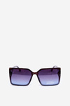 Black Women's Square Sunglasses UV400