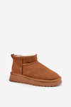 Low Suede Snow Boots Natural Leather Vinceza 97950 Camel