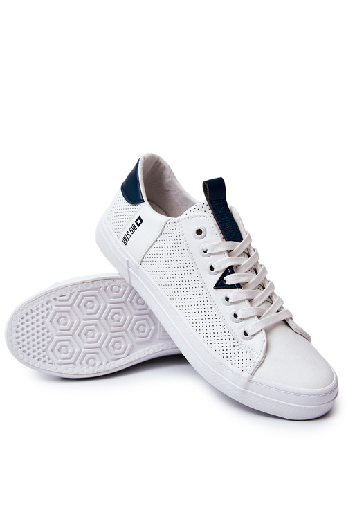 Men's Leather Sneakers BIG STAR JJ174226 White