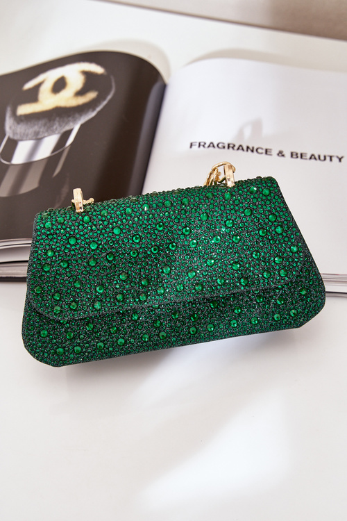 Embellished Evening Bag Green Kariti