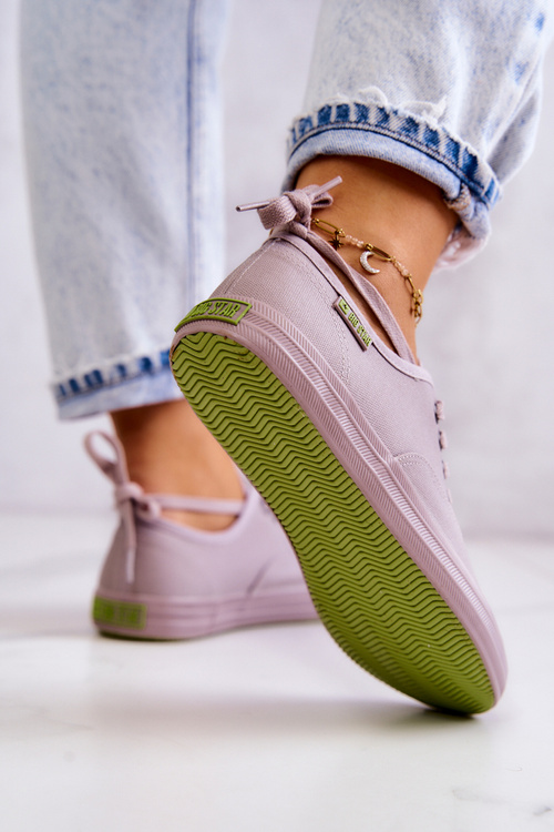 Tenisówki Lekkie Damskie Szare Big Star JJ274264