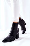 Classic Heeled Boots Black Airah