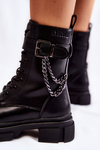 Leather Warm Boots Boots Big Star KK274486 Black