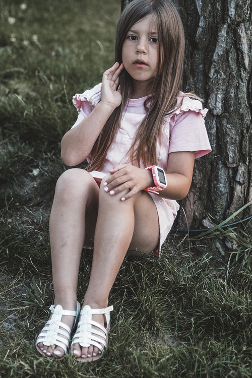 Children's Gladiator Sandals with Velcro in Multicolor Radovia