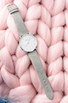 Grey Stylish Leather Women's Watch Giorgio&Dario