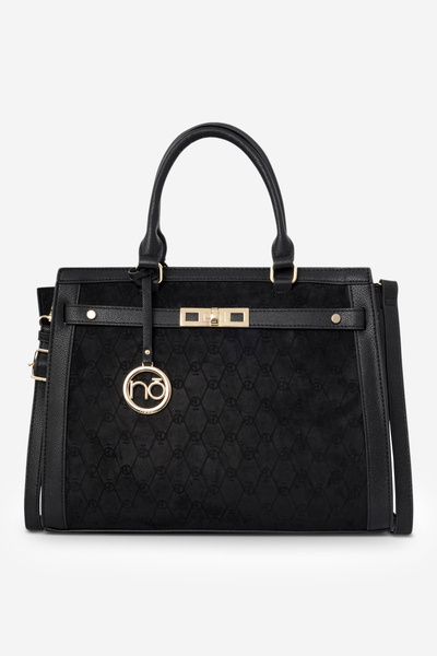 Large Classic Shoulder Bag Nobo R1710-C020 Black