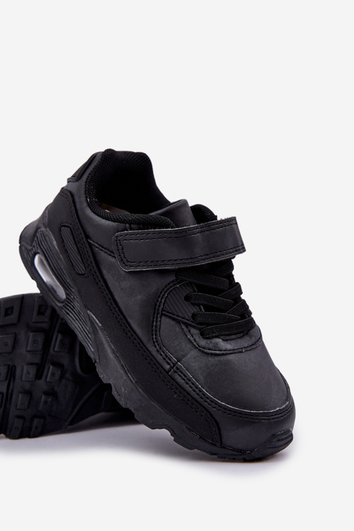 Children's sneakers with velcro in black Krissandra